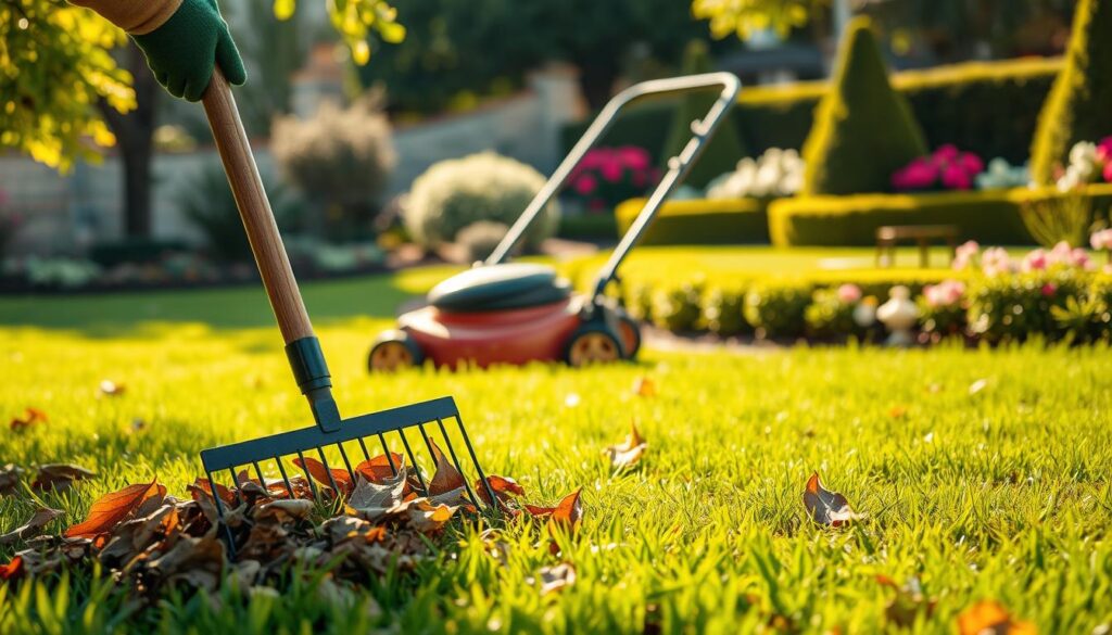 pielęgnacja trawnika po zimie
