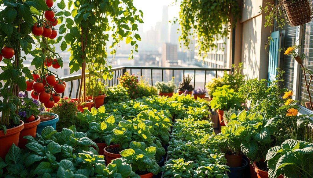 rosnące warzywa na balkonie