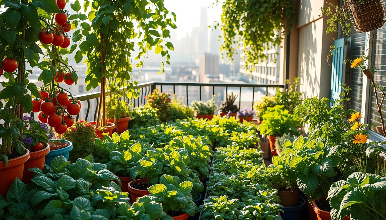 rosnące warzywa na balkonie